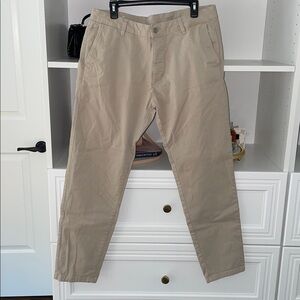 Zara Tan Skinny Chino Pants